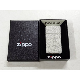 ZIPPO 49265 SLIM  MERCURY GLASS   ของใหม่ไม่ผ่านการใช้งาน  มาพร้อมกล่องตรงรุ่น  รับประกันของแท้