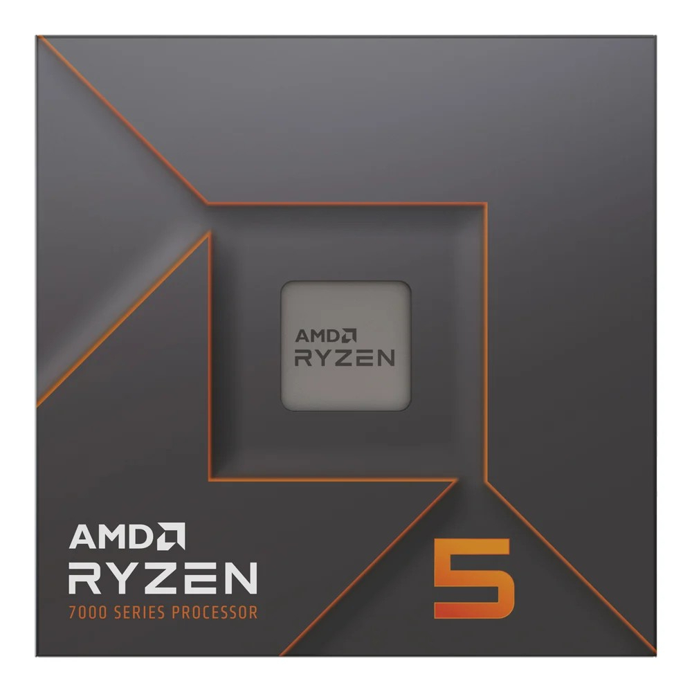 AMD CPU RYZEN 5 7600X, 6 CORE/12 THREAD 5.3GHz (Max) AM5 105W without Cooler