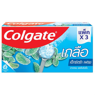 COLGATE คอลเกต ยาสีฟัน เกลือ เฟรช มิ้นท์ 150ก. x 3