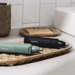 [พรีออเดอร์ 💯✨] MERIDIAN Up-Here Trimmer ทริมเมอร์ตัดแต่งขนระดับพรีเมียมสำหรับจมูกและหู Sage &amp; Onyx