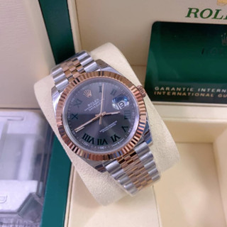 นาฬิกา ROLEX OYSTER PERPETUAL DATEJUST SWISS โรงงาน EW ใส่สลับแท้