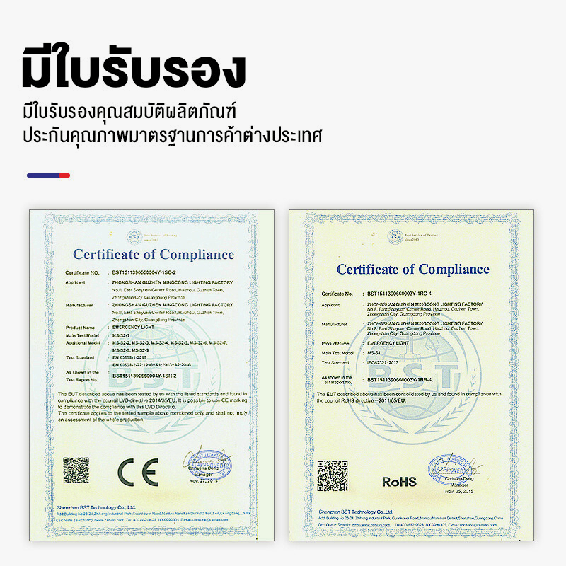 ไฟสำรอง โคมไฟฉุกเฉิน รุ่น LED 3W สำรองไฟได้ถึง 4 ชม.ตั้งเวลาได้ถึง 12 ชม.ปิดได้เองอัตโนมัติ ไฟฉุกเฉิน ไฟสำรอง แสงขาว