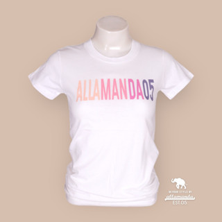 ไซส์ M,L🔥 Allamanda By AEIOU T01 เสื้อยืด ลายสกรีน ALLAMANDA05 สินค้าลิขสิทธิ์แท้ (S.M.L.XL)