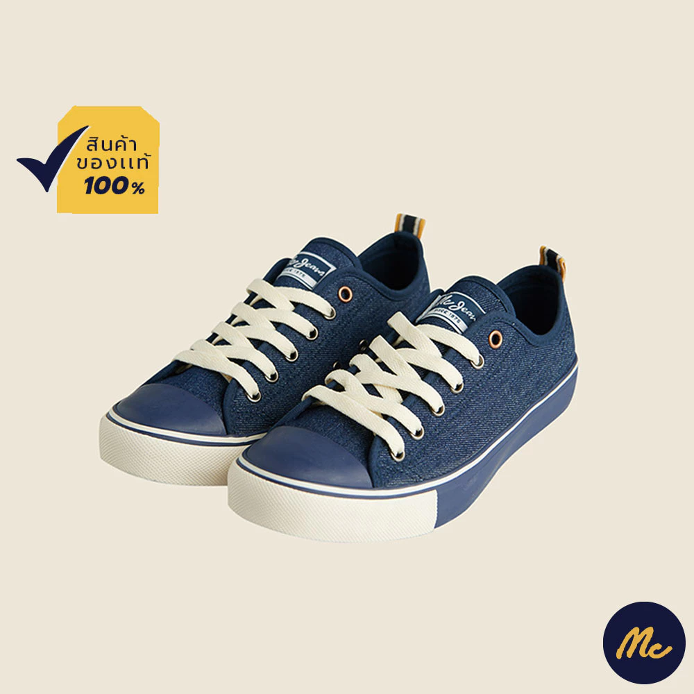 Mc JEANS รองเท้าผ้าใบกันน้ำ สียีนส์ M09Z016