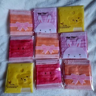 พร้อมส่ง​‼️ แมสสี​ 3 ชั้น​ ของแถมจีบลูกค้า