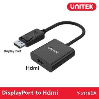 Unitek Y-5118DA  Adapter DisplayPort to HDMI 1080P Full HD แปลงสัญญาณ Display เป็น HDMI