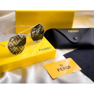 🍓พร้อมส่ง🍓แว่นตา Fendi มีกล่อง อุปกรณ์ครบ แว่นตาดำ FF แว่นตา แบรนเนมด์ เฟนดิ เฟ็นดิ