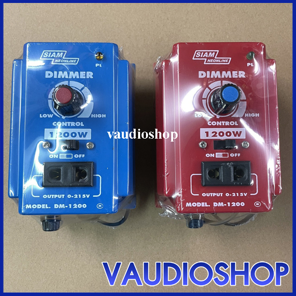 DM-1200 เครื่องหรี่ไฟ 1200 วัตต์ SIAMNEON เครื่องหรี่ไฟ ดิมเมอร์ DIMMER 1200W สยามนีออน DM1200 จำนวน