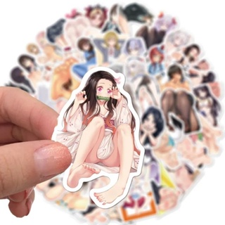 สติ๊กเกอร์ sexy girls amine การ์ตูนผู้หญิง เซ็กซี่ 50แผ่น ไม่ซ้ำ กันน้ำ อนิเมะสาว (ส่งของทุกวันจาก กรุงเทพ ถึงไว)