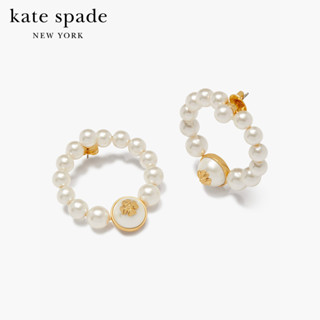 KATE SPADE NEW YORK PEARLS ON PEARLS HOOPS KB890 ต่างหู