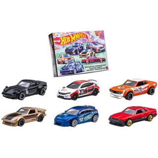 Hot Wheels Japanese Car Culture Multi Pack - ฮอตวีล รถรุ่นโมเดลญี่ปุ่นกล่อง 6 คัน รุ่น HLK49