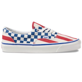 VANS ERA 95 DX ANAHEIM OG RED STRIPES OG BLUE CHECK SNEAKERS สินค้ามีประกันแท้