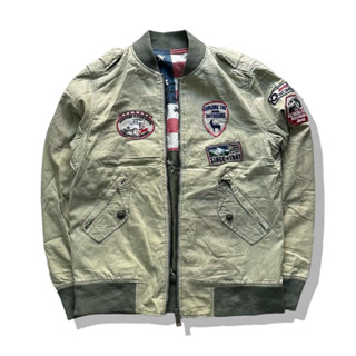 Jeep Bomber Jacket รอบอก 38”