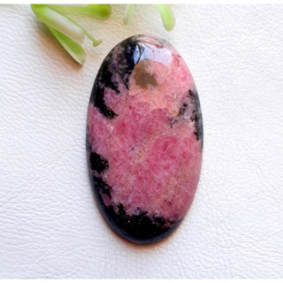 1 pc Natural  Rodonite 2-3 cm Polished Cabochon Stone / Top High Quality Stone / Jewelry Stone Healing Chakra.