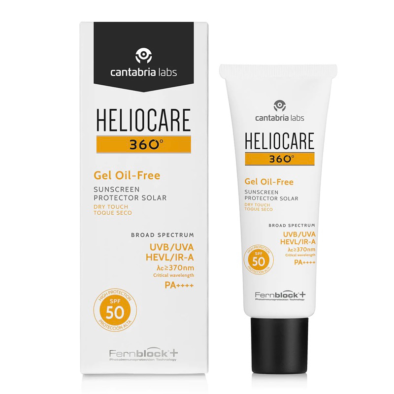 Heliocare  360º Gel Oil Free SPF50+ Oily Skin 50 ml.สำหรับผิวมัน ผิวผสม