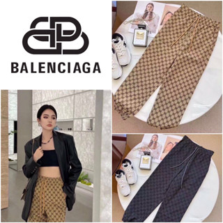 กางเกงขายาว BALENCIAGA BB MONOGRAM JACQUARD