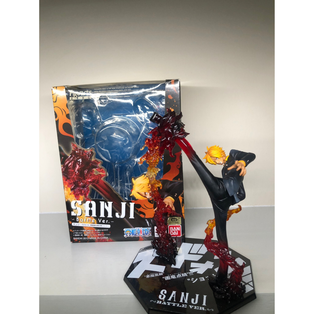 Sanji FZ BT Figuarts Zero Battle Ver.  Model One piece - โมเดล วันพีซ ซันจิ FZ แบทเทิล