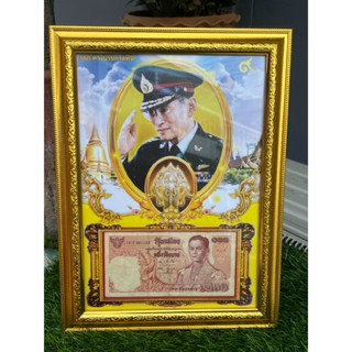 รุ่นสะสมธนบัตร100หลังวัดแบบที่11ผ่านใช้ใส่กรอบรุ่นหายาก