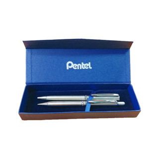 ชุดปากกาลูกลื่น+ดินสอกดพร้อมกล่อง Pentel Gift Set BA810-C