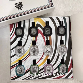 Gift Set 12Pcs DiptyqueCollection Parfumeur et Artiste#Tamdao#Doson#Eaurose#Philosykos#LombreDan#Olene ETC