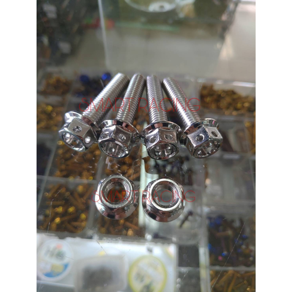 น็อตยึดโช๊คหลัง บน - ล่าง AEROX ปี 2015-2023 น็อตยึดโช้คหลัง บน - ล่าง แบรนด์ HENG - รูปที่ 2