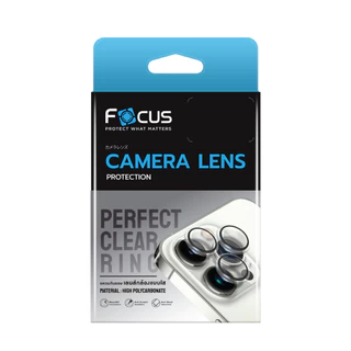 Focus Perfect Clear Ring แหวนกันรอยเลนส์กล้อง แบบใส โปร่งแสง สำหรับ Samsung S26 S26Ultra Plus S25 S24/Pl/Ult S23/Pl/Ul