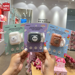 Miniso เคส เคสหูฟัง ปลอกหูฟัง AirPods คอลเลคชัน We Bare Bears