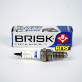 หัวเทียน BRISK X-Line 4 เขี้ยว แกนเงิน KAWASAKI NINJA 300 Spark Plug (8X21ROA) รองรับทุกน้ำมัน Made in EU