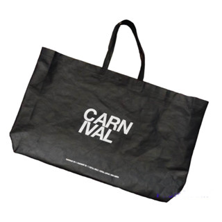 Carnival Tote Bag กว้าง 18 นิ้ว ยาว 24 นิ้ว สีดำ มือสอง ของแท้