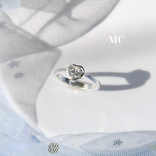 MCbrand.Jewelry🤍แหวนเงินเเท้ 92.5% รุ่น Heart Block 🤍แหวนหัว…