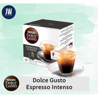 Nescafe Dolce Gusto Espresso Intenso แคปซูลกาแฟ 1 กล่อง/16 แคปซูล เอสเพรสโซ่ อินเทนโช่ ( DG Espresso Intenso ) BBE:03/24