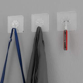 ตะขอ ตะขอใส ตะขอติดผนัง อเนกประสงค์ ตะขอติดผนัง ที่แขวนตะหลิ…