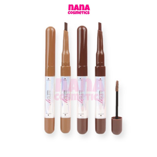 A-378 แอชลี่ย์ ดินสอเขียนคิ้ว + มาสคาร่าคิ้ว Ashley Double Headed Eyebrow Pen