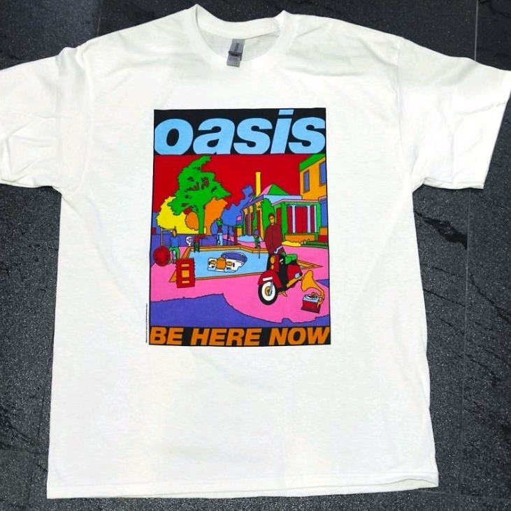 เสื้อยืดวง Oasis รายใหม่วงนี้หายาก นานๆออกมาที่ครับ