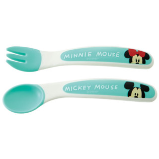 ชุดช้อนส้อมเด็ก Skater Disney dumbo/ Pooh / GM / Micky ฝึกหัดทานอาหารด้วยตัวเอง