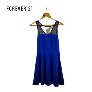 เดรส FOREVER 21 แท้ ชุดแซก สีน้ำเงินดำ 👕👚จัดส่งเร็ว 1 วัน👗🧥