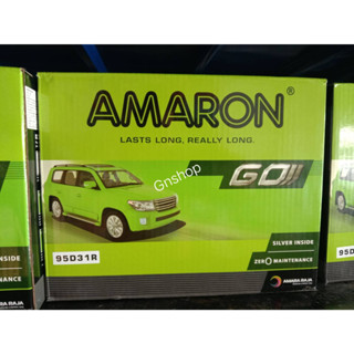 แบตเตอรี่ Amaronรุ่นGo 95D31R-80แอมป์  ขนาดกว้าง18ยาว31สูง23 CM.