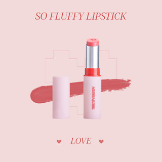 TWENTYWENDY | So Fluffy Lipstick - LOVE ลิปเเมทเนื้อกำมะหยี่ สีเเดงชมพู เนื้อลิปนุ่มฟู ฟีลเกาหลี ปากดูอวบอิ่ม ชุ่มชื้น