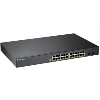 Gigabit Switching Hub 24 Port ZYXEL GS1900-24HPv2 (17,24 POE,+2 SFP) สวิตซ์