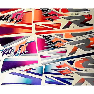 สติกเกอร์ Sticker Suzuki RG Gamma II  รุ่น 2 ปี 96 แดง ดำ/แดง ดำ/ม่วง ซูซูกิ อาร์จี แกรมม่า ทู