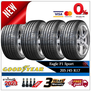 205/45R17 Goodyear Eagle F1 Sport |2,4 เส้น| *ปี2023*-ส่งฟรี- ผ่อน0%