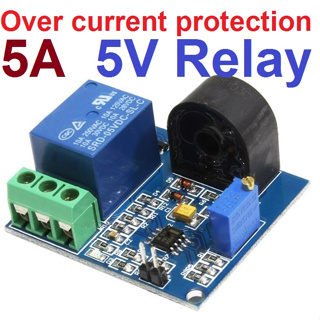 5A Over current protection sensor module AC Current Detection Sensor Module 5V Relay