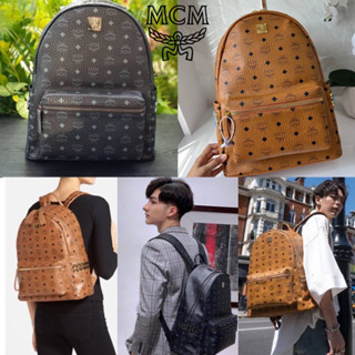 M.C.M STARK STUDS ***MEDIUM*** BACKPACK IN VISETOS