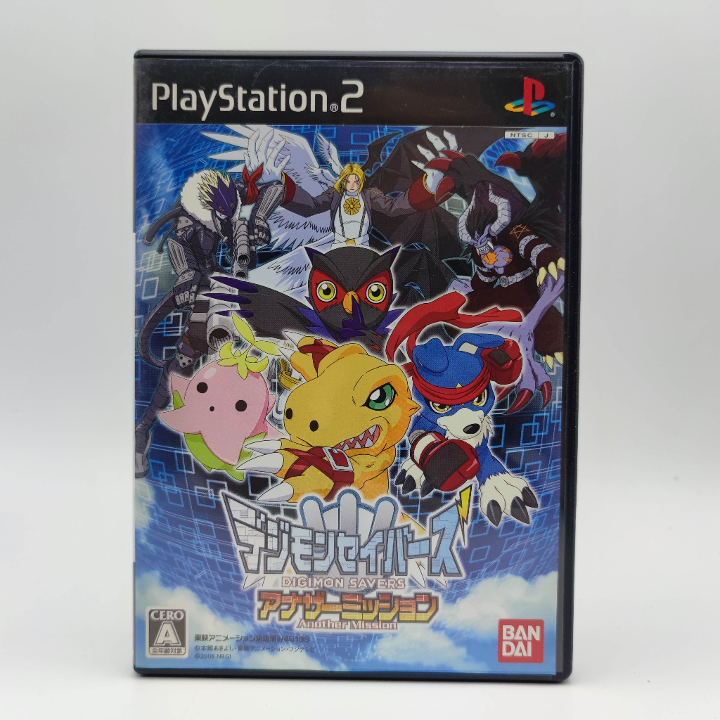 Digimon Savers Another Mission แผ่นสภาพดี PlayStation 2 PS2 มีกล่องใสสวม พร้อมให้เก็บสะสม