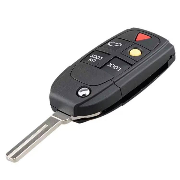 กุญแจพับ VOLVO 5 ปุ่ม และปุ่มยาง สำหรับ S60 V70 S80 XC90  volvo รีโมทวอลโว่ พร้อมส่งจากไทย ราคา ถูกที่สุด ดีลบีเคเค แกลเลอรีภาพที่ 5