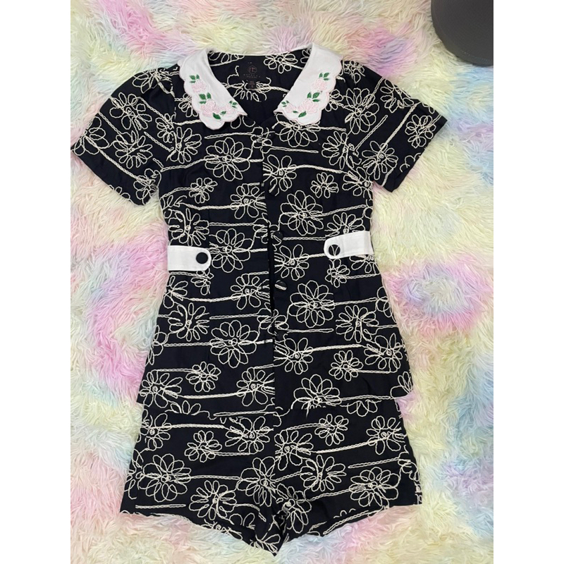 เซตเสื้อ+กางเกงปักดอกงานป้ายNatacha🌸🌸