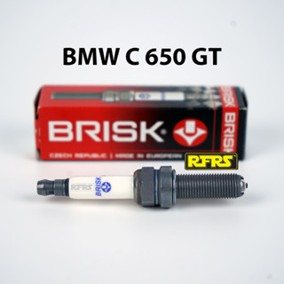 หัวเทียน BRISK PREMIUM LGS (4 เขี้ยว) แกนเงิน BMW C 650 GT (SGL01ROC) รองรับน้ำมันเบนซิน95, แก๊สโซฮอล์ Made in EU