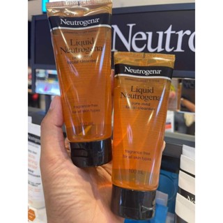 สบู่เหลวล้างหน้า Neutrogena liquid pure mild facial cleanser 100ml.