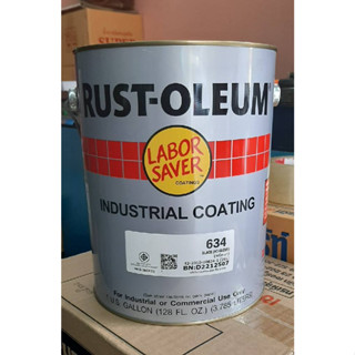 สีน้ำมัน RUST-OLEUM #634-1 เงา 1 แกลลอน สีดำ