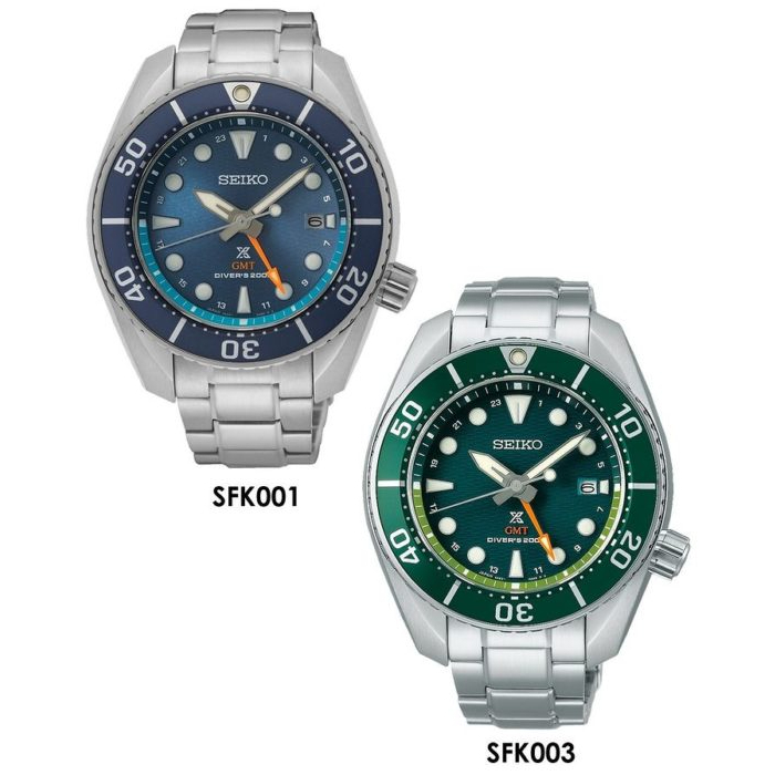 นาฬิกา SEIKO PROSPEX SUMO Solar GMT รุ่น SFK001 SFK001J SFK001J1 / SFK003J1 SFK003J SFK003
